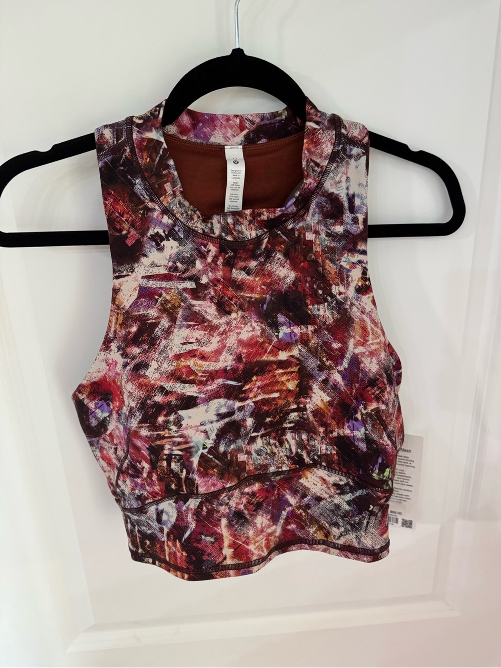 Lululemon Everlux and Mesh Cropped Tank size 12